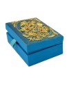 Beads Floral Turquoise Embroidered Jewelry Box